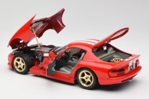 Dodge Viper GTS Roșu Bburago 1:18 3075 Metal - imaginea 5 din 8