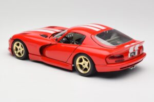 Dodge Viper GTS Roșu Bburago 1:18 3075 Metal - imaginea 7 din 8