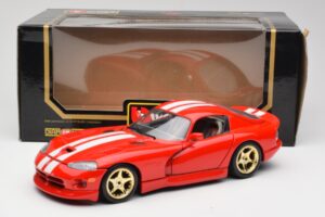 Dodge Viper GTS Roșu Bburago 1:18 3075 Metal - imaginea 8 din 8