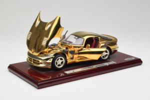 Dodge Viper GTS Gold Plated 23K Maisto 1:18 GP001 Metal - imaginea 2 din 8