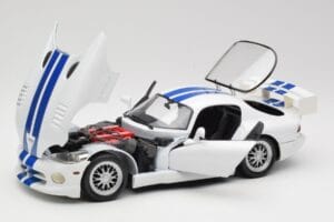 Dodge Viper GTS-R GT2 Alb 1997 Maisto 1:18 50316 Metal - imaginea 2 din 8