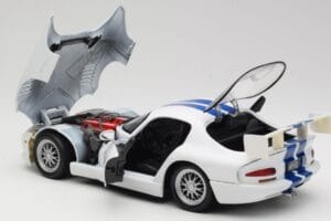 Dodge Viper GTS-R GT2 Alb 1997 Maisto 1:18 50316 Metal - imaginea 5 din 8