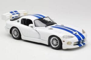 Dodge Viper GTS-R GT2 Alb 1997 Maisto 1:18 50316 Metal - imaginea 6 din 8