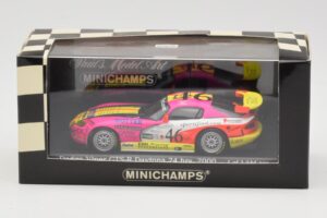 Dodge Viper GTS-R #46 Seiler / Brun / Messley 24 Hours of Daytona 2000 Minichamps 1:43 430001446 Metal - imaginea 4 din 4