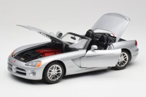 Dodge Viper SRT-10 Bright Argintiu Bburago 1:18 34908 Metal - imaginea 2 din 8