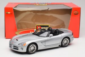 Dodge Viper SRT-10 Bright Argintiu Bburago 1:18 34908 Metal - imaginea 8 din 8