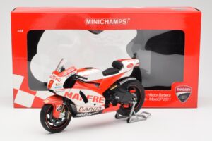 Ducati Desmosedici GP11 #8 H. Barbera Ducati MotoGP Team MotoGP 2011 Minichamps 1:12 123110008 Metal - imaginea 6 din 6