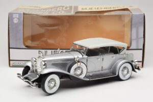 Duesenberg SJ Argintiu GreenLight 1:18 13525 Metal - imaginea 8 din 8