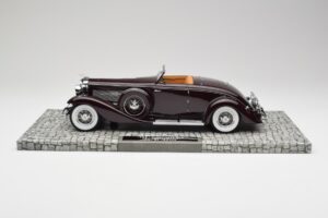 Duesenberg SJN Convertible Coupe Bordeaux Minichamps 1:18 107150331 Metal - imaginea 3 din 6