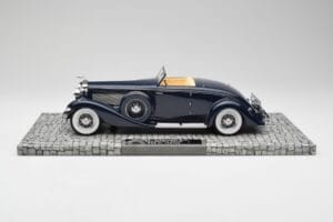 Duesenberg SJN Convertible Coupe Midnight Blue Minichamps 1:18 107150332 Metal - imaginea 3 din 6