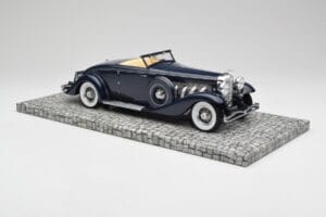 Duesenberg SJN Convertible Coupe Midnight Blue Minichamps 1:18 107150332 Metal - imaginea 4 din 6