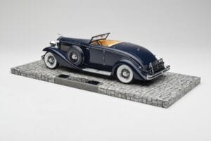 Duesenberg SJN Convertible Coupe Midnight Blue Minichamps 1:18 107150332 Metal - imaginea 5 din 6