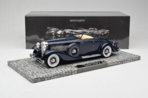 Duesenberg SJN Convertible Coupe Midnight Blue Minichamps 1:18 107150332 Metal - imaginea 6 din 6