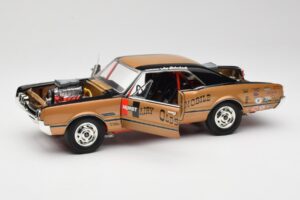 Oldsmobile 442 Hurst Hairy Olds Twin-Engine 4WD 1966 Highway 61 1:18 50089 Metal - imaginea 2 din 8