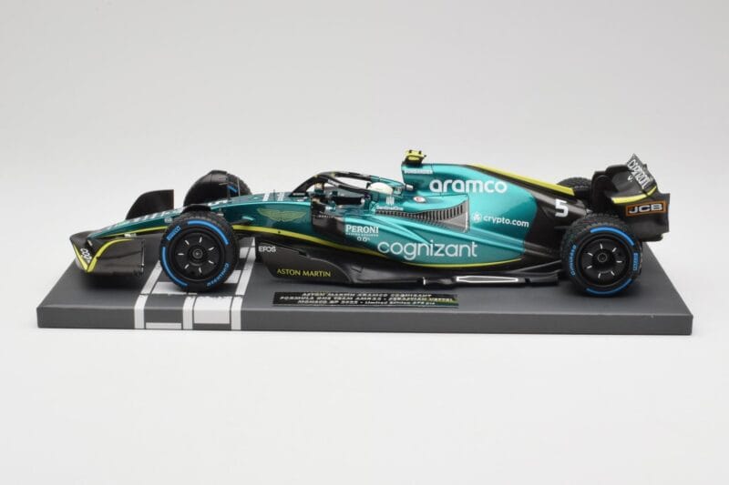 Aston Martin AMR22 Aramco #5 S. Vettel Monaco GP 2022 Minichamps 1:18 117220305 Rășină