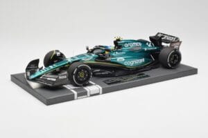 Aston Martin AMR23 #14 F. Alonso 3rd Place Saudi Arabian GP 2023 Minichamps 1:18 117230214 Metal - imaginea 2 din 7