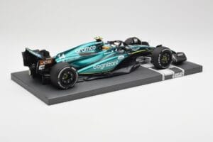 Aston Martin AMR23 #14 F. Alonso 3rd Place Saudi Arabian GP 2023 Minichamps 1:18 117230214 Metal - imaginea 3 din 7