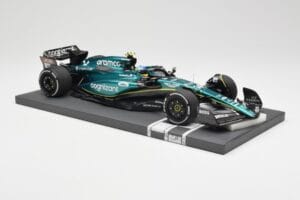 Aston Martin AMR23 #14 F. Alonso 3rd Place Saudi Arabian GP 2023 Minichamps 1:18 117230214 Metal - imaginea 4 din 7
