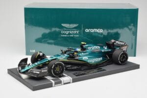 Aston Martin AMR23 #14 F. Alonso 3rd Place Saudi Arabian GP 2023 Minichamps 1:18 117230214 Metal - imaginea 7 din 7