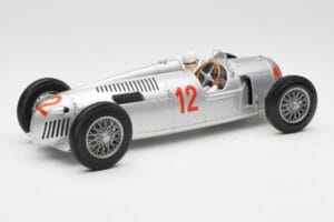 Auto Union Type C #12 H. Stuck Hungarian GP Budapest 1936 Minichamps 1:18 155361012 Metal - imaginea 2 din 6