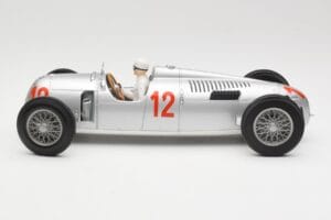 Auto Union Type C #12 H. Stuck Hungarian GP Budapest 1936 Minichamps 1:18 155361012 Metal - imaginea 3 din 6
