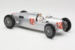Auto Union Type C #12 H. Stuck Hungarian GP Budapest 1936 Minichamps 1:18 155361012 Metal - imaginea 4 din 6