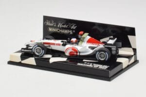 BAR Honda 007 A. Davidson Malaysian GP 2005 Minichamps 1:43 400050104 Metal - imaginea 3 din 5