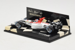 BAR 006 Honda #10 T. Sato BAR Honda F1 Team 2004 Minichamps 1:43 400040010 Metal - imaginea 3 din 5