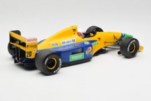 Benetton B191 #19 M. Schumacher F1 1991 Minichamps 1:18 100910119 Metal - imaginea 2 din 6