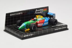 Benetton Ford B188 #19 A. Nannini Race Car 1988 Minichamps 1:43 400890119 Metal - imaginea 2 din 4