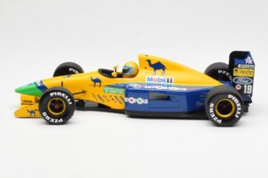 Benetton Ford B191 #20 R. Moreno F1 1991 Minichamps 1:18 100910019 Metal - imaginea 3 din 6