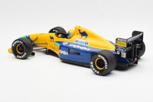 Benetton Ford B191 #20 R. Moreno F1 1991 Minichamps 1:18 100910019 Metal - imaginea 5 din 6