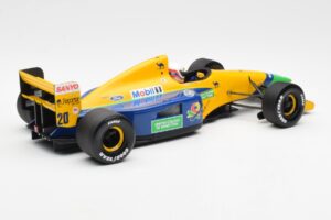 Benetton Ford B191B #20 M. Brundle F1 Early Season 1992 Minichamps 1:18 100920120 Metal - imaginea 2 din 6