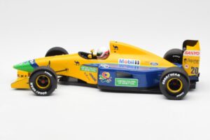 Benetton Ford B191B #20 M. Brundle F1 Early Season 1992 Minichamps 1:18 100920120 Metal - imaginea 3 din 6