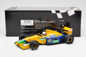 Benetton Ford B191B #20 M. Brundle F1 Early Season 1992 Minichamps 1:18 100920120 Metal - imaginea 6 din 6