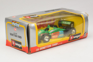 Benetton B190 Ford #20 N. Piquet F1 1990 Bburago 1:24 6102 Metal - imaginea 2 din 3