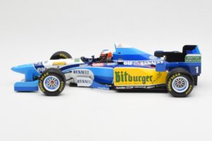 Benetton B195 Renault #1 M. Schumacher Winner Japanese GP 1995 Minichamps 1:18 510953401 Metal - imaginea 3 din 6