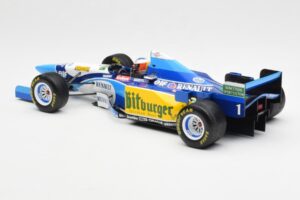 Benetton B195 Renault #1 M. Schumacher Winner Japanese GP 1995 Minichamps 1:18 510953401 Metal - imaginea 5 din 6