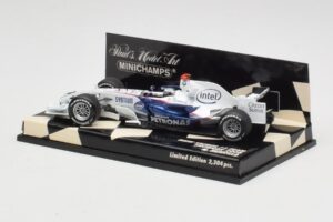 BMW Sauber F1.08 #5 N. Heidfeld Showcar 2008 Minichamps 1:43 400080083 Metal - imaginea 3 din 5