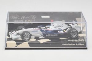 BMW Sauber F1.08 #5 N. Heidfeld Showcar 2008 Minichamps 1:43 400080083 Metal - imaginea 5 din 5