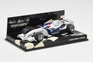 BMW Sauber F1.08 #4 R. Kubica Showcar 2008 Minichamps 1:43 400080084 Metal - imaginea 2 din 5