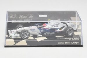 BMW Sauber F1.08 #4 R. Kubica Showcar 2008 Minichamps 1:43 400080084 Metal - imaginea 5 din 5
