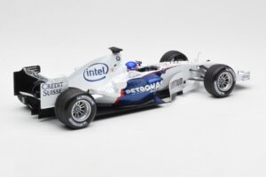 BMW Sauber F1.06 #17 J. Villeneuve F1 2006 Minichamps 1:18 100060017 Metal - imaginea 2 din 6
