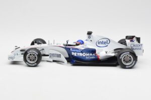 BMW Sauber F1.06 #17 J. Villeneuve F1 2006 Minichamps 1:18 100060017 Metal - imaginea 3 din 6