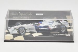 BMW Sauber F1.06 #11 J. Villeneuve F1 2006 Minichamps 1:43 400060017 Metal - imaginea 5 din 5