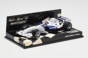 BMW Sauber F1.06 J. Villeneuve Showcar F1 2006 Minichamps 1:43 400060087 Metal - imaginea 3 din 5