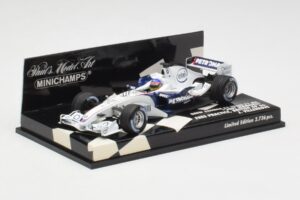 BMW Sauber F1.06 J. Villeneuve Wedding Edition F1 2006 Minichamps 1:43 400060117 Metal - imaginea 3 din 5