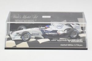 BMW Sauber F1.06 J. Villeneuve Wedding Edition F1 2006 Minichamps 1:43 400060117 Metal - imaginea 4 din 5