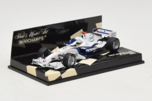 BMW Sauber F1.06 #16 N. Heidfeld BMW Sauber F1 Team 2006 Minichamps 1:43 400060016 Metal - imaginea 2 din 5