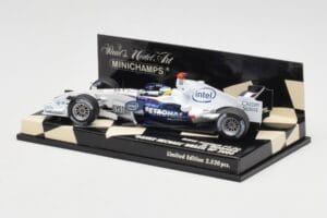 BMW Sauber F1.06 #16 N. Heidfeld Brazilian GP 2006 Minichamps 1:43 400060316 Metal - imaginea 3 din 5